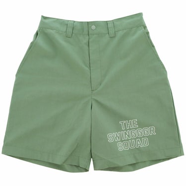 ザ スウィンガー THE SWINGGGR　メンズ ロゴプリント ショートパンツ 0124-SWG-PT002　2024年モデル ライトグリーン（LGRN）