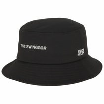 ザ スウィンガー THE SWINGGGR　メンズ ロゴ刺繍 バケットハット 0124-SWG-AC011 BLK ブラック　2024年モデル