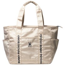 サイコバニー PsychoBunny　BLOCK PB トートバッグ PBMG4SB3 03 アイボリー　2024年モデル