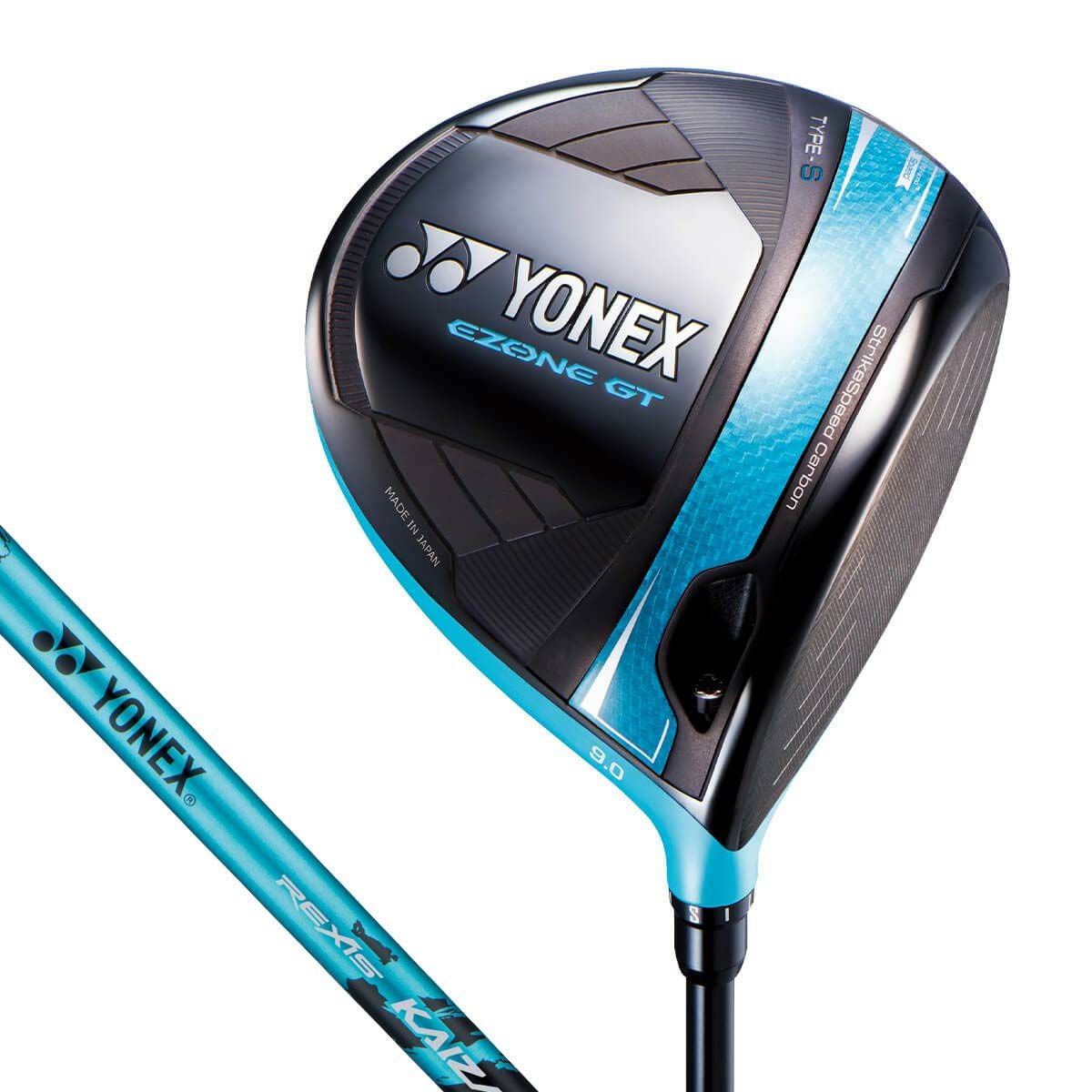ヨネックス EZONE GT 2024年モデル Type-S メンズ ドライバー 岩井姉妹カラー ターコイズブルー REXIS KAIZA-M シャフト