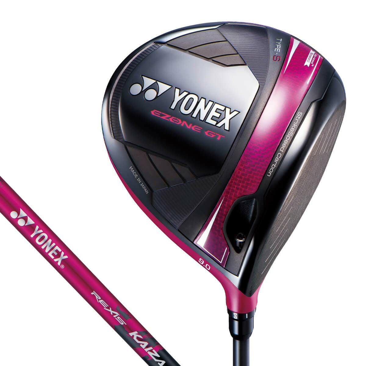 ヨネックス EZONE GT 2024年モデル Type-S メンズ ドライバー 岩井姉妹カラー マゼンタ REXIS KAIZA-Lシャフト