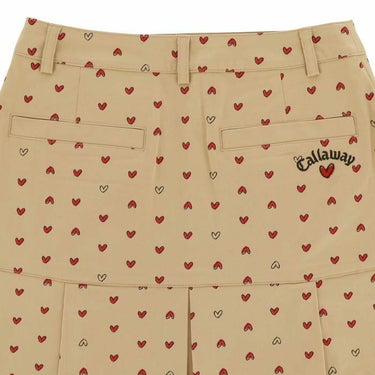 キャロウェイ Callaway　レディース ラブキャロウェイ ハートプリント 総柄 裾プリーツ スカート C24128222　2024年モデル 詳細4