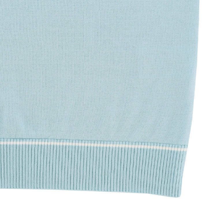 マンシングウェア Munsingwear　レディース ロゴジャカード 編地切替 クルーネック ニット ベスト MGWXJL82　2024年モデル 詳細5