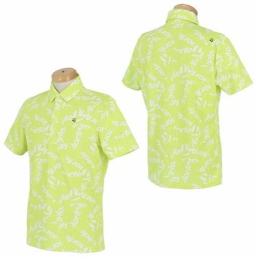 テーラーメイド TaylorMade　メンズ T-ICE メッシュ生地 グラフィックロゴプリント 総柄 クーリング 半袖 ポロシャツ TL432　2024年モデル 詳細2