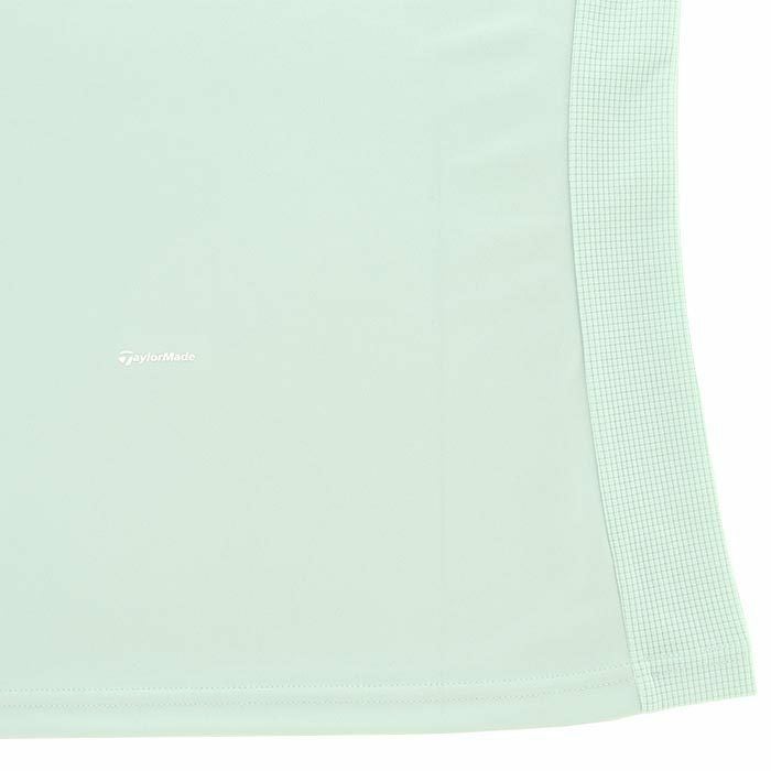 テーラーメイド TaylorMade　レディース T-ICE メッシュ切替 クーリング 半袖 モックネックシャツ TL464　2024年モデル 詳細5