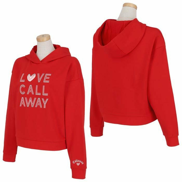 キャロウェイ Callaway　レディース ラブキャロウェイ スウェット 長袖 プルオーバー パーカー C24117220　2024年モデル 詳細2