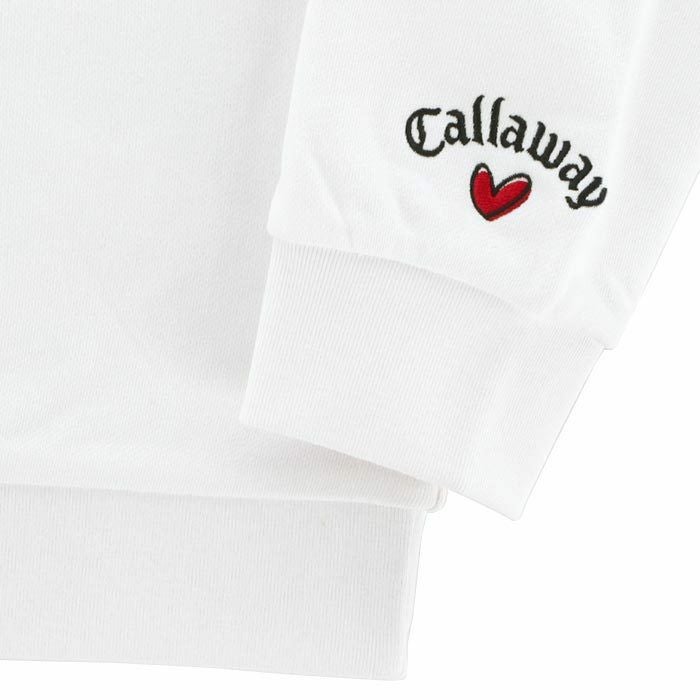 キャロウェイ Callaway　レディース ラブキャロウェイ スウェット 長袖 プルオーバー パーカー C24117220　2024年モデル 詳細5
