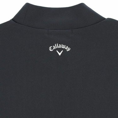 キャロウェイ Callaway　レディース 鹿の子 ロゴデザイン ストレッチ 半袖 モックネックシャツ C24134213　2024年モデル 詳細4