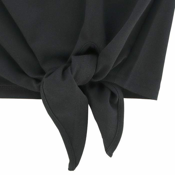 キャロウェイ Callaway　レディース 鹿の子 ロゴデザイン ストレッチ 半袖 モックネックシャツ C24134213　2024年モデル 詳細5