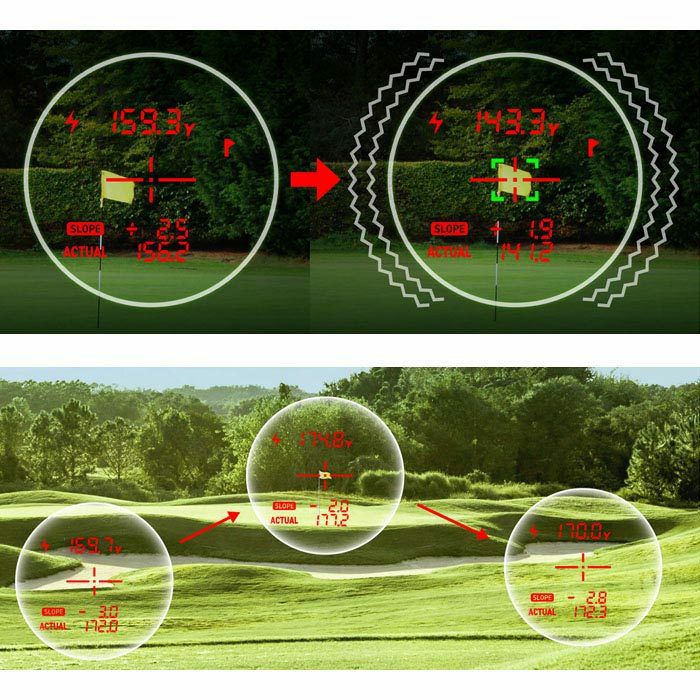 グリーンオン レーザー距離計 LASER CADDIE レーザーキャディー 赤緑