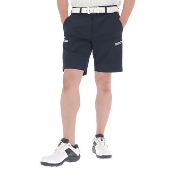 ジャックバニー Jack Bunny!!　メンズ ロゴデザイン ドビー素材 ストレッチ ショートパンツ 262-4132503　2024年モデル ネイビー（120）