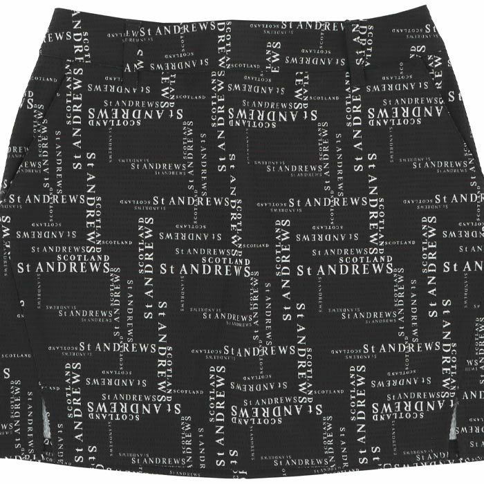 セントアンドリュース St ANDREWS　レディース ロゴデザイン 総柄プリント ストレッチ スカート 043-4134554　2024年モデル 詳細3