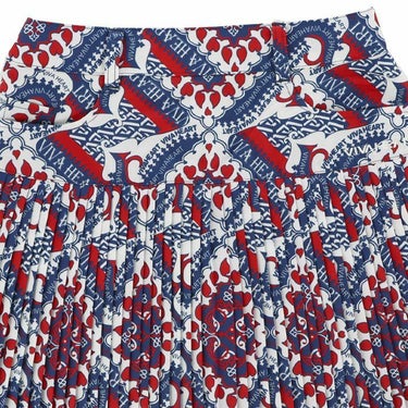 ビバハート VIVA HEART　レディース 撥水 ロゴデザイン 総柄プリント プリーツ スカート 012-71440　2024年モデル 詳細3