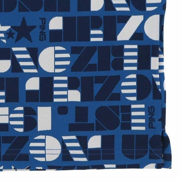 ピン PING　メンズ ロゴデザイン USA柄 Mr.PING ジャガード 半袖 ポロシャツ 621-4160313　2024年モデル 詳細5