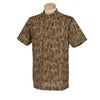 ピン PING　メンズ 総柄プリント ストレッチ 半袖 ハイネックシャツ 621-4167303　2024年モデル ベージュ（040）