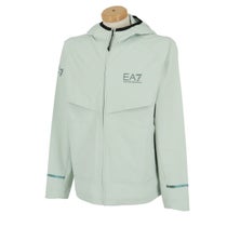 エンポリオ アルマーニ EA7　メンズ Dynamic Athlete VENTUS7 テクニカルファブリック メッシュ切替 長袖 フード付き ベンチレーション フルジップ ブルゾン 3DPM33 PNFWZ　2024年モデル