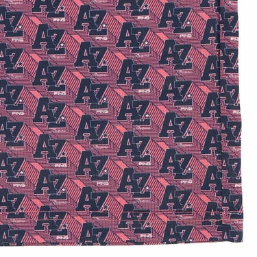 ピン PING　レディース ロゴデザイン 総柄プリント ストレッチ 半袖 ハイネックシャツ 622-4167300　2024年モデル 詳細4