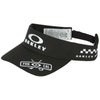 オークリー OAKLEY　メンズ FIXED VISOR 24.0 立体刺繍ロゴ サンバイザー FOS901719 02E ブラックアウト　2024年モデル ブラックアウト（02E）