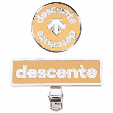 デサントゴルフ DESCENTE GOLF　レディース ロゴデザイン クリップマーカー DQCXJX51 OR00 オレンジ　2024年モデル オレンジ（OR00）
