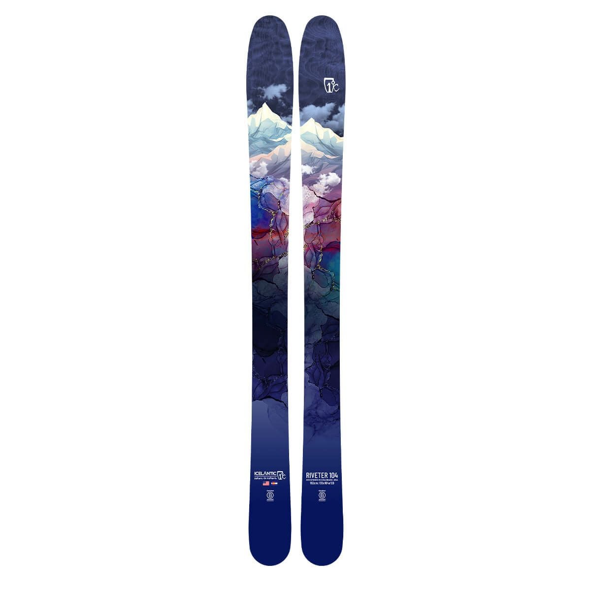 icelantic スキー板　RIVETER 104 169㎝　フルチューン済 アイスランティック ICELANTIC Riveter 104 リベーター スキー板 単品