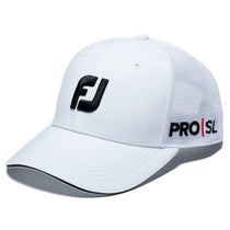 フットジョイ FootJoy　メンズ ツアー メッシュキャップ FH24AMPN 1 ホワイト　2024年モデル