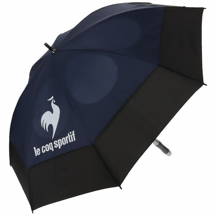 ルコック Le coq sportif ロゴデザイン エアロストリーム 日傘 QQBXJX06 NVBK ネイビー×ブラック 2024年モデル