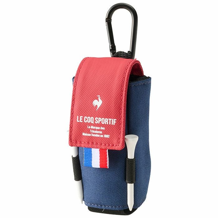 ルコック Le coq sportif　メンズ ロゴプリント ボールホルダー QQBXJX61 RD00 レッド　2024年モデル レッド（RD00）