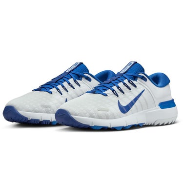 ナイキ NIKE　フリー ゴルフ スパイクレス ゴルフシューズ FQ7875 400　2024年モデル ホワイト/ロイヤルブルー