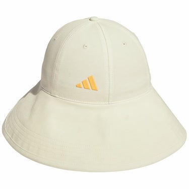 アディダス adidas　レディース ワイドブリム キャップ IHX42 IK9759 アイボリー　2024年モデル アイボリー（IK9759）