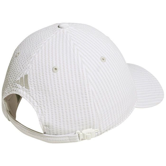 アディダス adidas　レディース シアサッカー ストラップ キャップ IKK37 IK7428 ホワイト/グレーワン　2024年モデル 詳細1