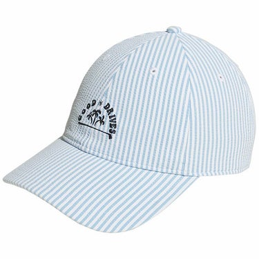 アディダス adidas　レディース シアサッカー ストラップ キャップ IKK37 IK7429 ホワイト/セミブルーバースト　2024年モデル ホワイト/セミブルー（IK7429）