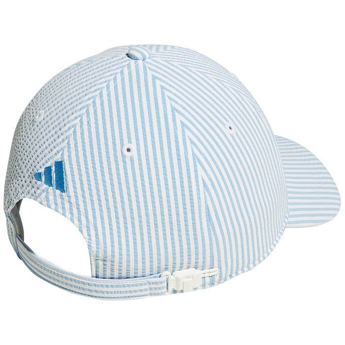 アディダス adidas　レディース シアサッカー ストラップ キャップ IKK37 IK7429 ホワイト/セミブルーバースト　2024年モデル 詳細1