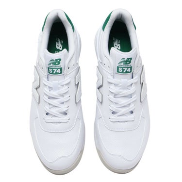 ニューバランスゴルフ　574 SL v3 スパイクレス ゴルフシューズ UGS574J3 WHITE/GREEN　2024年モデル 詳細4