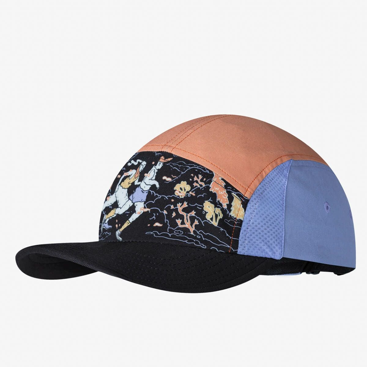 バフ BUFF　スキーウェア ファイブパネル ゴー キャップ スキー スノーボード 5 Panel Go Cap/POW RUNNING MULTI 5PlGCp-PRM 2024 POW RUNNING MULTI