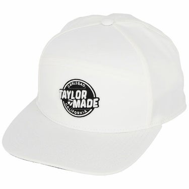 テーラーメイド TaylorMade　メンズ ロゴ刺繍 ワッペン キャップ JE816 N26796 ホワイト　2024年モデル ホワイト（N26796）