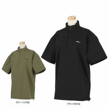 ナノ・ユニバース　レディース 撥水 ストレッチ 半袖 スタンドカラー シャツ 045-4167001　2024年モデル 詳細1