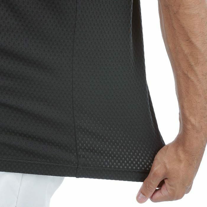 トミー ヒルフィガー ゴルフ　メンズ リンクスジャカード UVカット 半袖 ポロシャツ THMA430　2024年モデル 詳細6