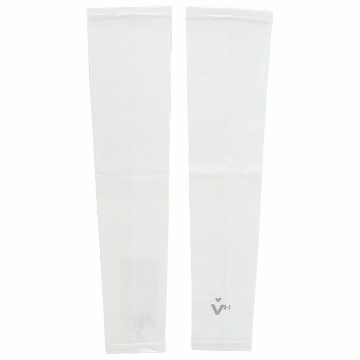 ビバハート VIVA HEART　レディース ロゴプリント キシリトールアイス UV アームカバー 013-01203 05 オフホワイト　2024年モデル オフホワイト（05）