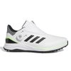 アディダス adidas　ソーラーモーション ボア 24 スパイクレス メンズ ゴルフシューズ MDK90 IF0283　2024年モデル ホワイト/ブラック/グリーン