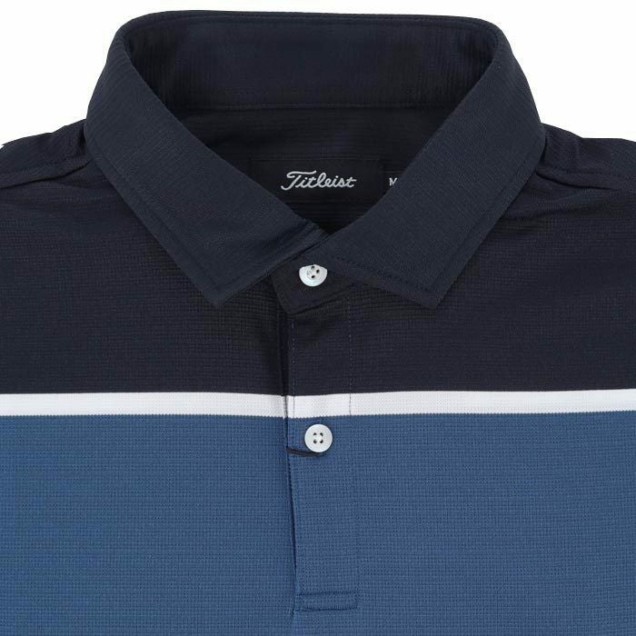 タイトリスト Titleist　メンズ カラーブロック ストレッチ 半袖 ポロシャツ TLPMS122J　2024年モデル 詳細3