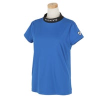 アルチビオ archivio　レディース バイカラー UVケア 半袖 モックネック プルオーバー A359604　2024年モデル