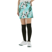 アルチビオ archivio　レディース 総柄 ドットエア 撥水 バック裾プリーツ スカート A356503　2024年モデル