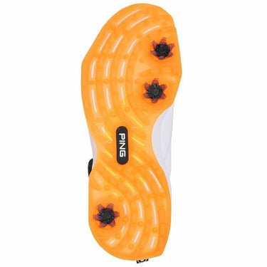 ピン PING　フラッグシップモデル ブレードソール メンズ ゴルフシューズ 621-4192501 031 ホワイト×オレンジ　2024年モデル 詳細3