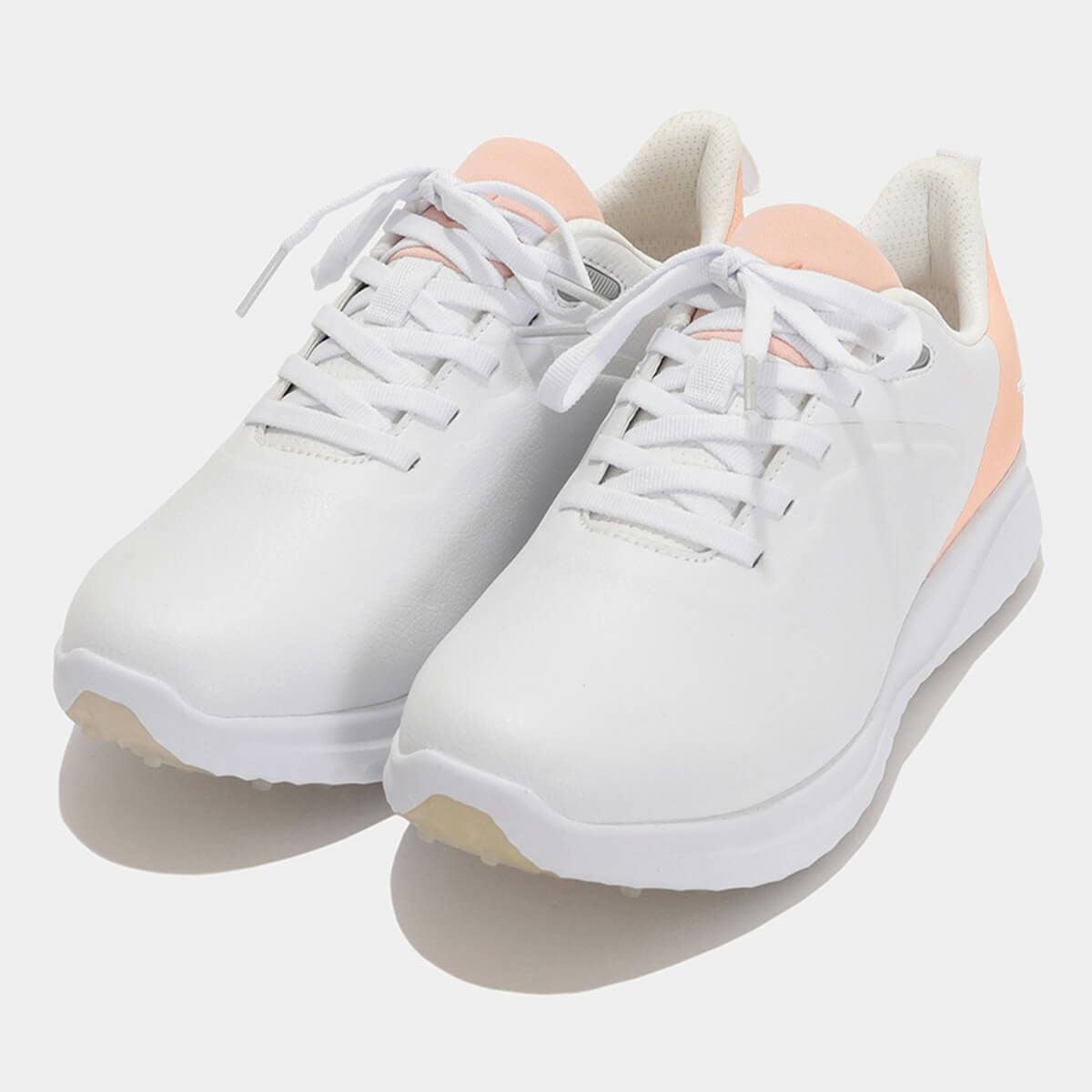 キャロウェイ アンザ レディース スパイクレス ゴルフシューズ C24986240 1031 ホワイト/ピンク 2024年モデル