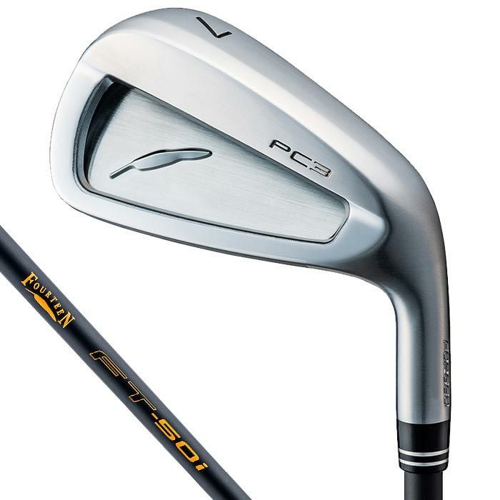 フォーティーン PC-3 アイアン 4本セット（＃7～9、PW） FT-50i カーボンシャフト 2024年モデル