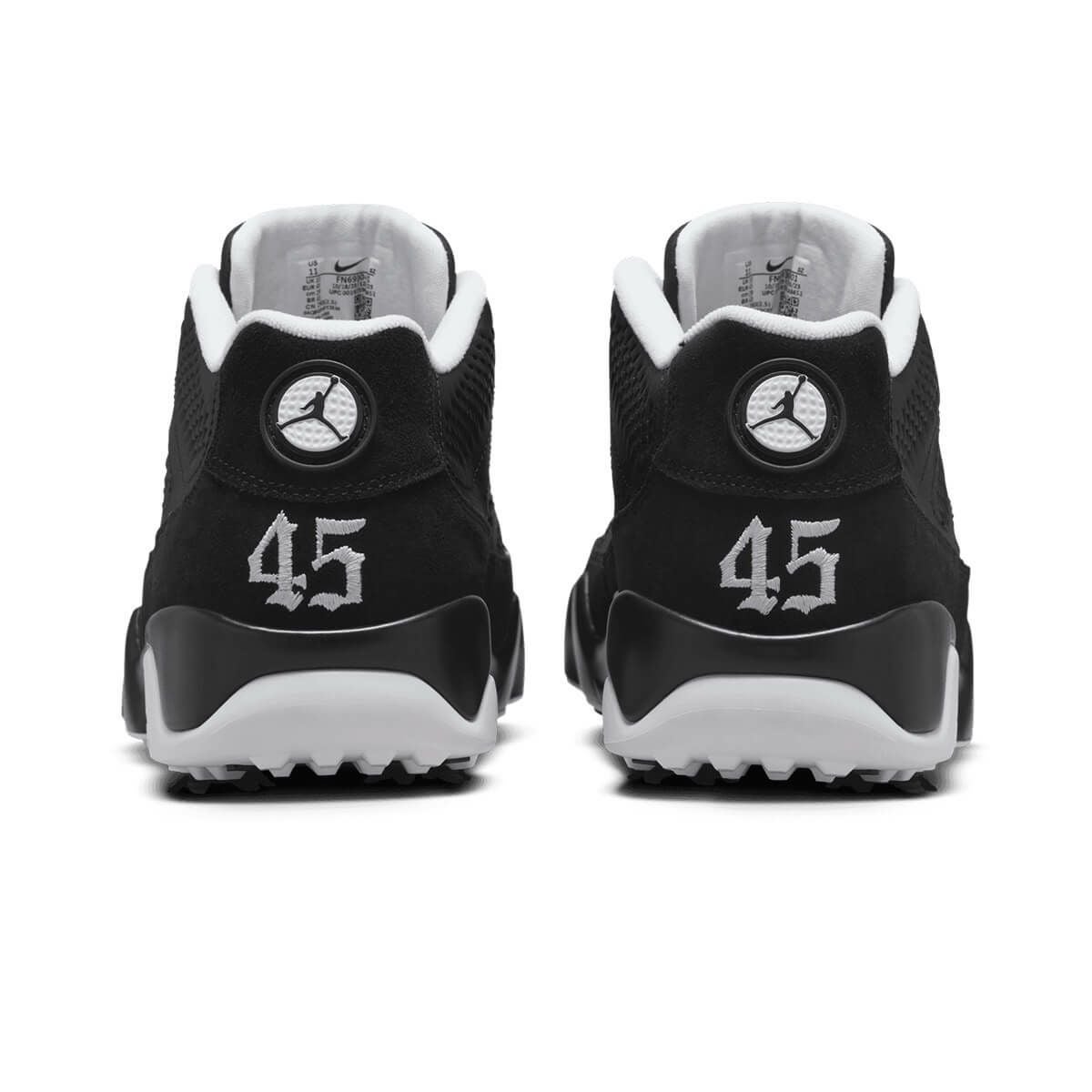 Air Jordan 9 G NRG P24 エアジョーダン　ゴルフシューズ FN6930 001 ブラック/ホワイト 詳細6