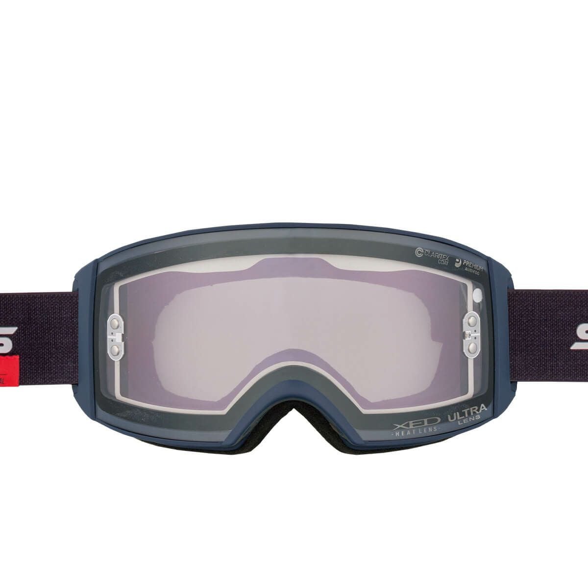 スワンズ SWANS　RACAN-XED ラカン XEDヒートレンズ×ウルトラライトグレイ×ライトシルバーミラー MNV　スキーゴーグル 2024-2025 ONE SIZE