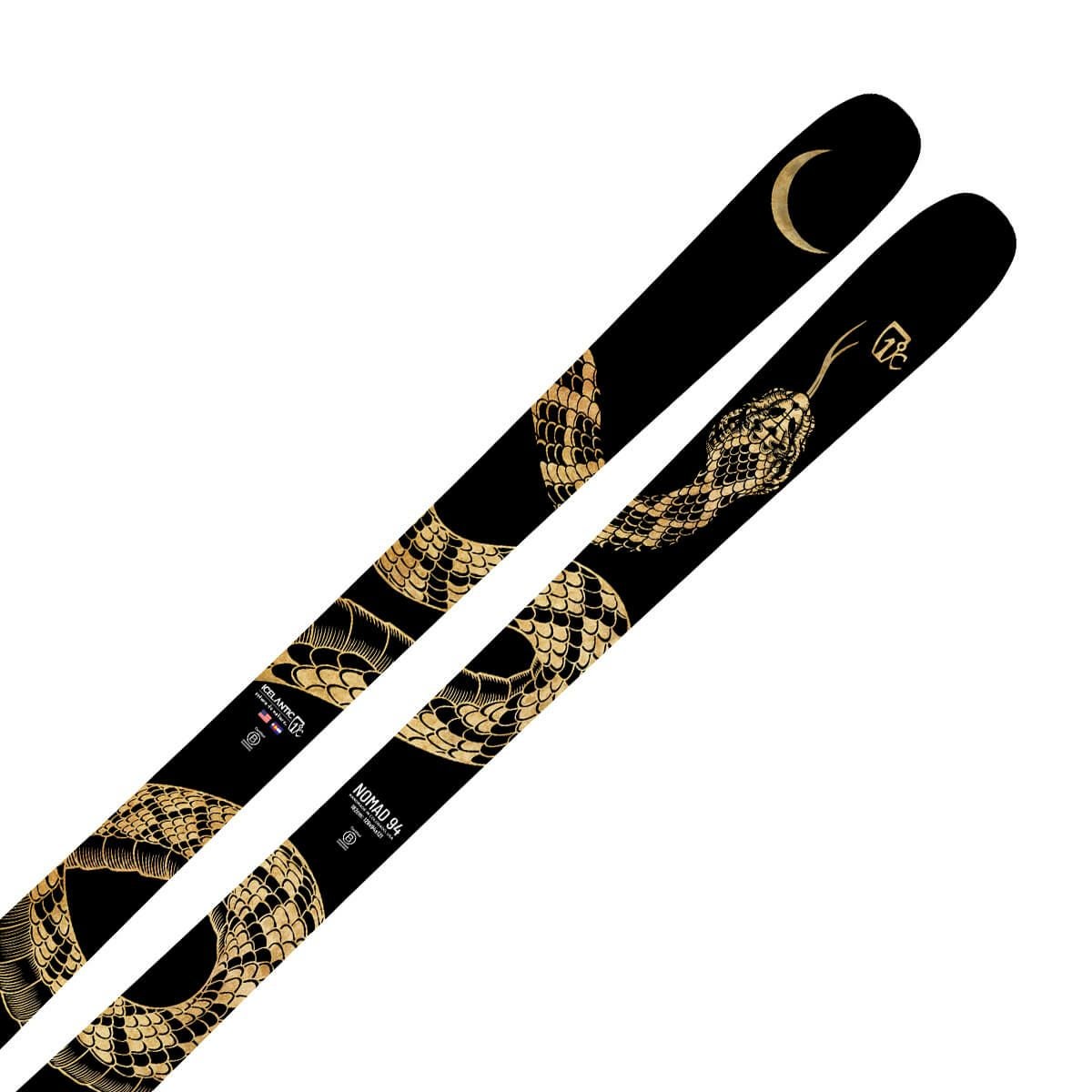 アイスランティック ICELANTIC NOMAD 94 ノマド94 スキー板 単品 2024