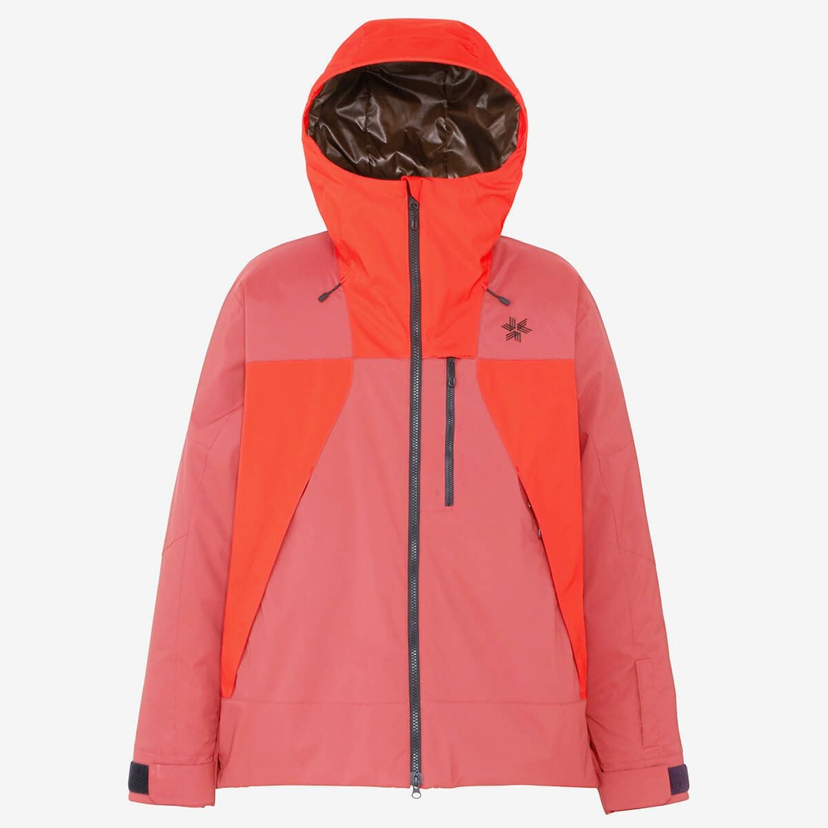 ゴールドウイン GOLDWIN　スキーウェア ツートンカラー フーデット ジャケット 2-tone Color Hooded Jacket G13303 2024-2025 MINERAL RED
