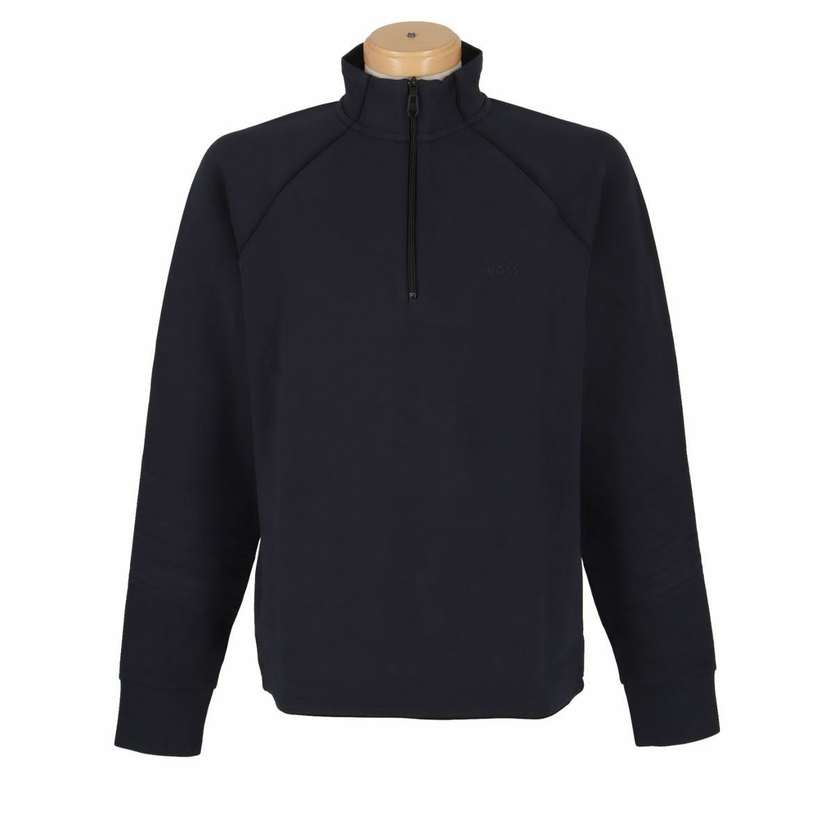 ボス BOSS ストレッチコットン スウェット 長袖 ハーフジップ モック